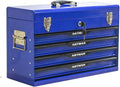 Black Blue 4-Drawer Portable Tool Box