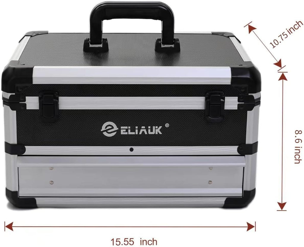 Silver Drawer Hard Tool Case