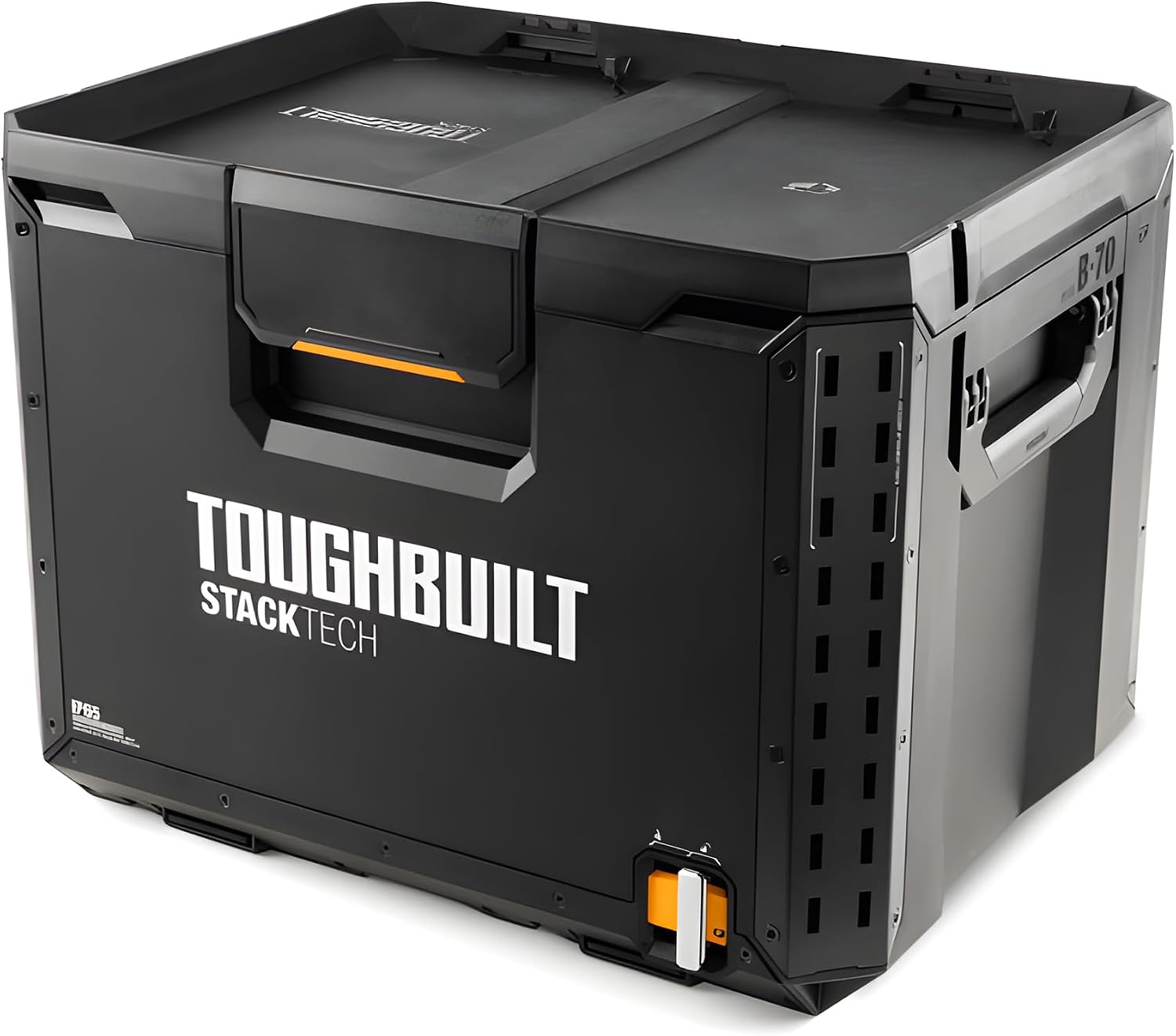Black StackTech XL Lockable Tool Box