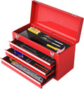 Red 3-Drawer Portable Tool Box