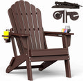 Coffee Dual Cup Holder Adirondack Chair
