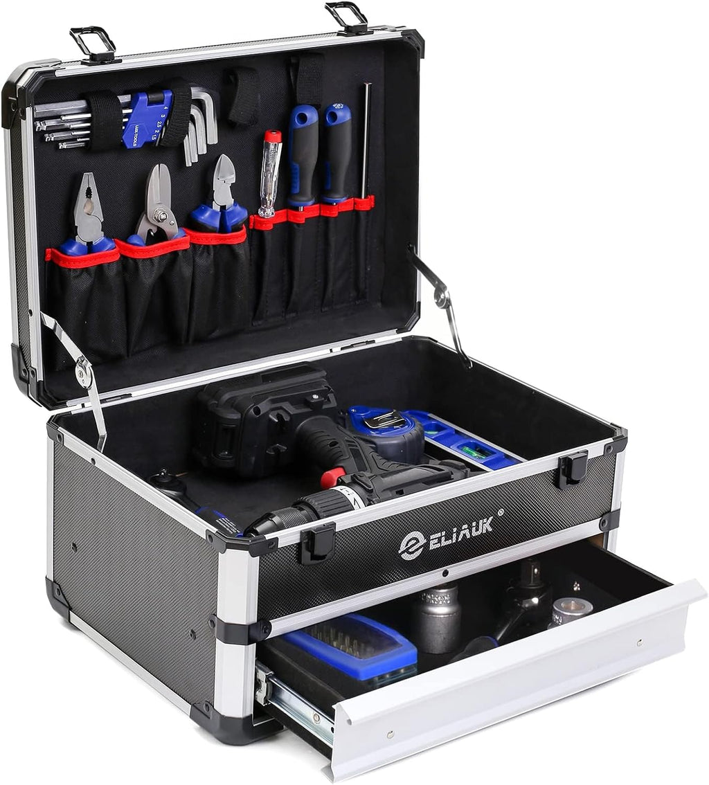 Silver Drawer Hard Tool Case