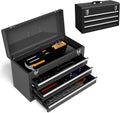 Black 3-Drawer Lockable Tool Box
