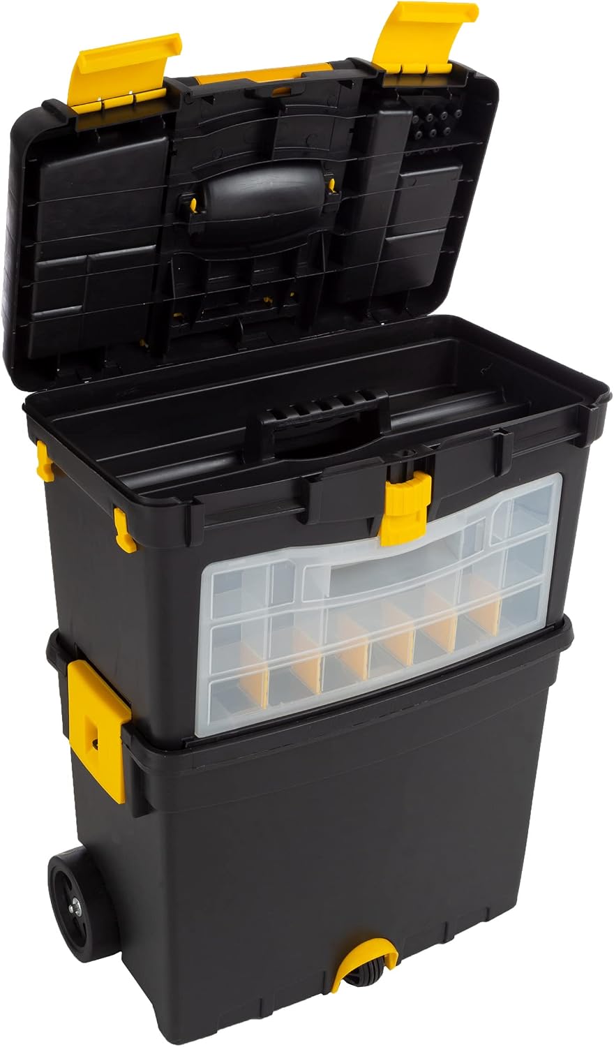 Stalwart Rolling Foldable Handle Tool Box