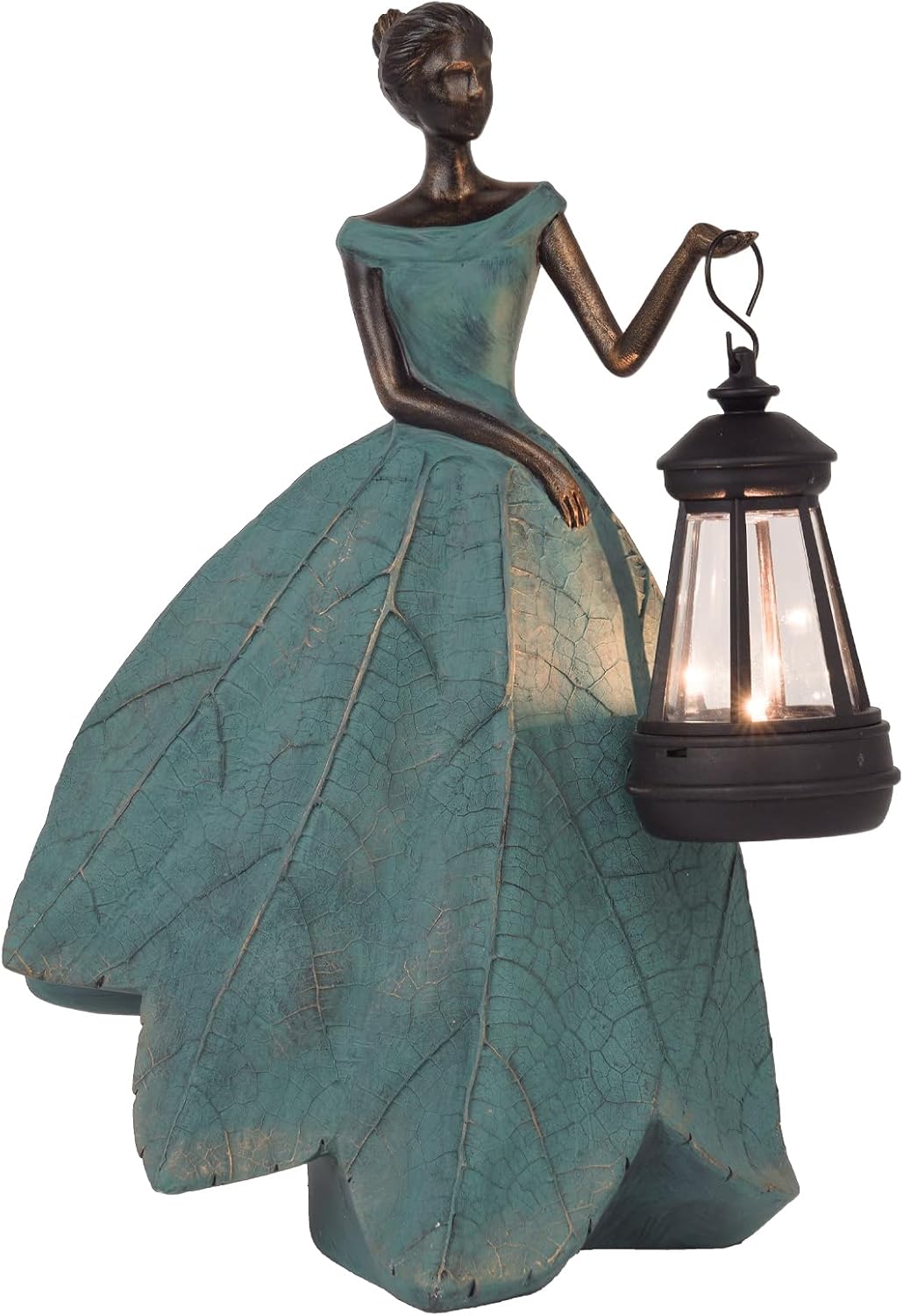 Solar Light Resin Fairy Garden Statue