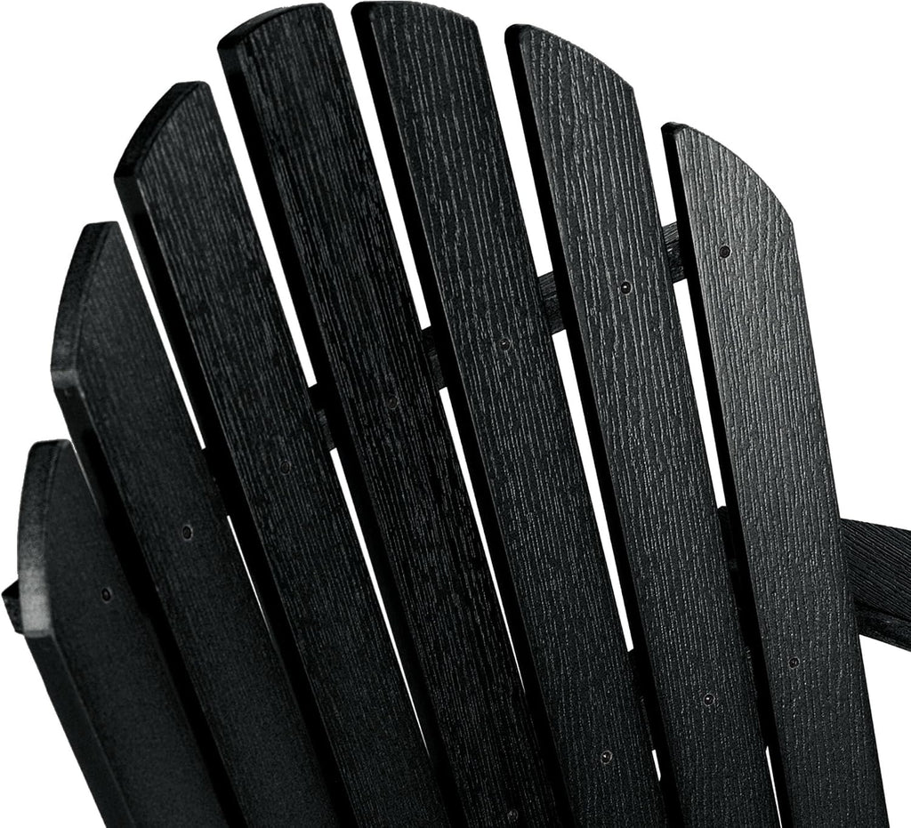 Black Hamilton Folding Adirondack Chair